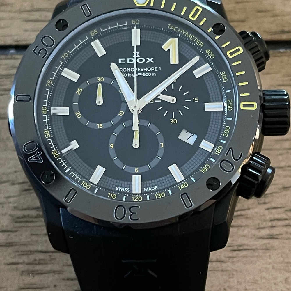 Edox CO-1, 10221-37N-NINJ Full Set, 2 Yr Warranty.